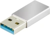 Адаптер Buro ver3.0 USB A(m) USB Type-C (f) (BU-USB3-AM-CF) серебристый