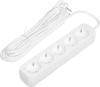 Сетевой удлинитель Defender E550 5м (5 розеток) белый (пакет ПЭ)