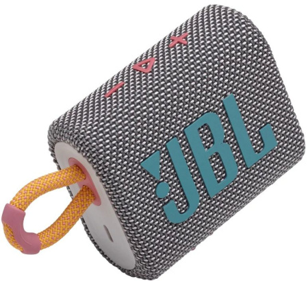 Колонка порт. JBL GO 3 серый 4.2W 1.0 BT (JBLGO3GRY)