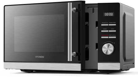 Микроволновая Печь Hyundai HYM-D3005 20л. 700Вт черный/стальной