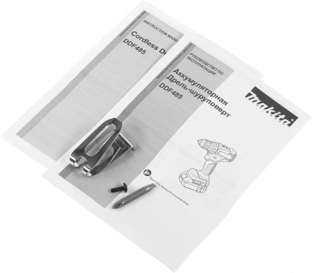 Дрель-шуруповерт Makita DDF485RF аккум. патрон:быстрозажимной (кейс в комплекте)