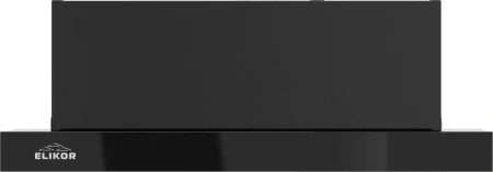 Вытяжка встраиваемая Elikor Интегра Glass 50Н-400-В2Д нержавеющая сталь/стекло черное управление: кнопочное (1 мотор)