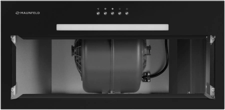 Вытяжка встраиваемая Maunfeld Trapeze 603EM черный управление: кнопочное (1 мотор)