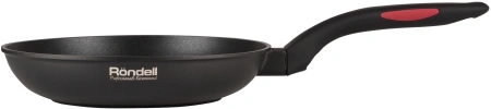 Сковорода Rondell Perfect RDA-1560 круглая 26см покрытие: Xylan Plus ручка несъемная (без крышки) черный
