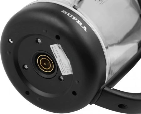 Чайник электрический Supra KES-1851G 1.8л. 1500Вт черный/прозрачный (корпус: стекло)