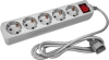 Сетевой фильтр PC Pet AP01006-E-G 1.8м (5 розеток) серый (пакет ПЭ)