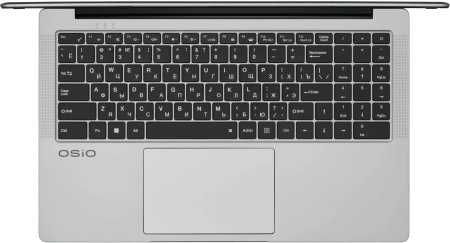 Ноутбук Osio FocusLine F160a-002 Ryzen 5 5500U 16Gb SSD512Gb AMD Radeon 16.1" IPS FHD (1920x1080) Windows 11 Home grey WiFi BT Cam 6000mAh