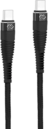 Кабель Digma DG-USBС-C-1M-100W USB Type-C (m)-USB Type-C (m) 1м черный
