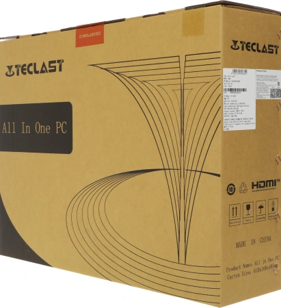 Моноблок Teclast M24 Air 23.8" Full HD i5 13400 (2.5) 16Gb SSD512Gb UHDG 730 Windows 11 Professional GbitEth WiFi BT 120W клавиатура мышь Cam черный 1920x1080