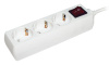 Сетевой удлинитель IEK У03К 5м (3 розетки) белый (пакет ПЭ)