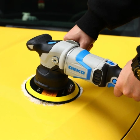 Эксцентриковая шлифмашина Deko DKCP20DA PRO аккум. жестк.кейс (085-1066)