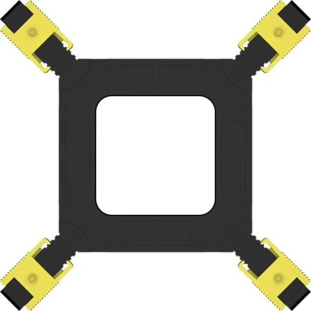 Устройство охлаждения(кулер) PcCooler R95-I Soc-1200/1700/1851 серебристый/черный 4-pin 31.2dB Al+Cu 95W 400gr Ret (R95-XXNIXX-GL)