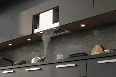 Вытяжка встраиваемая Elikor Sense 60П-1000 нержавеющая сталь управление: кнопочное