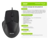 Мышь Acer OMW130 черный оптическая (3600dpi) USB (6but)