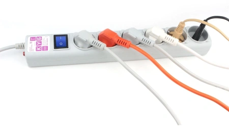 Сетевой фильтр Powercube SPG(5+1)-16B-1,9М-WHITE 1.9м (6 розеток) белый (коробка)