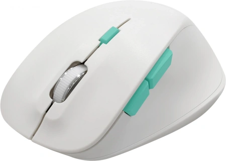 Клавиатура + мышь Defender Cerrato C-978 клав:белый мышь:белый/голубой USB беспроводная Multimedia (45978)
