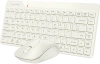 Клавиатура + мышь A4Tech Fstyler FG2200 Air2 клав:бежевый мышь:бежевый USB беспроводная slim (FG2200
