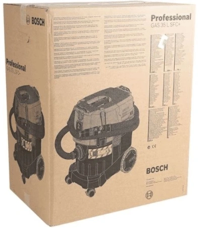 Строительный пылесос Bosch GAS 35 L SFC+ 1200Вт (уборка: сухая/влажная) синий