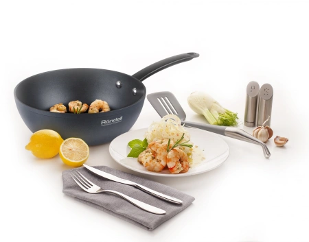 Сковорода Rondell Evolution-R RDA-797 круглая 26см покрытие: Evolution ручка несъемная (без крышки) графитовый