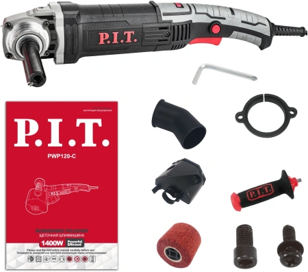 Углошлифовальная машина P.I.T. PWP120-C 1400Вт 4200об/мин рез.шпин.:M14 d=120мм