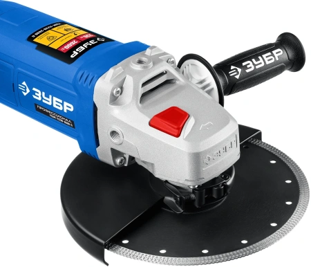 Углошлифовальная машина Зубр Профессионал УШМ-П230-2600 П 2600Вт 6600об/мин рез.шпин.:M14 d=230мм