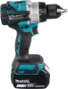 Дрель-шуруповерт Makita DDF486RT 18Вт аккум. патрон:быстрозажимной (кейс в комплекте)