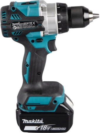 Дрель-шуруповерт Makita DDF486RT 18Вт аккум. патрон:быстрозажимной (кейс в комплекте)