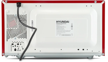 Микроволновая Печь Hyundai HYM-D3037 20л. 700Вт красный/серебристый