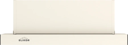 Вытяжка встраиваемая Elikor Интегра 60П-400-В2Л УХЛ 4.2 топленое молоко управление: кулисные переключатели (1 мотор)