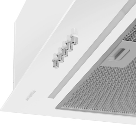 Вытяжка встраиваемая Maunfeld Crosby Hardy 1000Push белый управление: кнопочное (1 мотор)