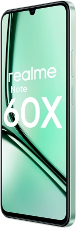 Смартфон Realme RMX3938 Note 60х 64Gb 3Gb зеленый моноблок 3G 4G 2Sim 6.74" 720x1600 Android 14 8Mpix 802.11 a/b/g/n/ac GPS GSM900/1800 GSM1900 TouchSc A-GPS microSD