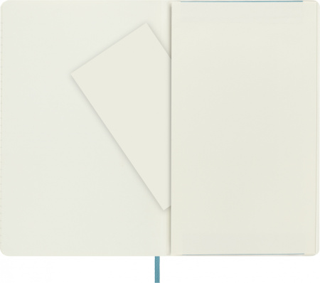 Блокнот Moleskine CLASSIC SOFT QP616B35 Large 130х210мм 192стр. линейка мягкая обложка голубой
