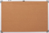 Доска пробковая Deli E39053 пробка коричневый 60x90см алюминиевая рама