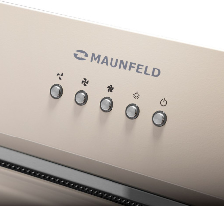 Вытяжка встраиваемая Maunfeld TRAPEZE 602IG бежевый управление: кнопочное (1 мотор)