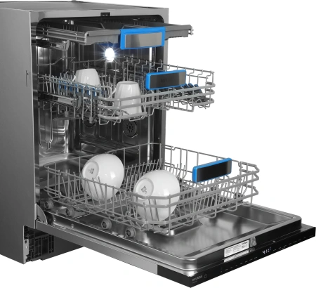 Посудомоечная машина встраив. Hyundai HBD 685 2100Вт полноразмерная нержавеющая сталь инвертер