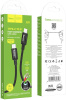 Кабель Hoco X89 Wind iP USB-C-Lightning (m) 1м черный коробка