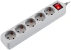 Сетевой фильтр PC Pet AP01006-1.8-G 1.8м (5 розеток) серый (пакет ПЭ)