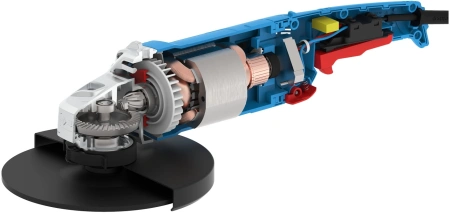 Углошлифовальная машина Зубр Профессионал УШМ-П230-2600 П 2600Вт 6600об/мин рез.шпин.:M14 d=230мм