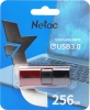 Флеш Диск Netac 256Gb U182 NT03U182N-256G-30RE USB3.0 красный/черный