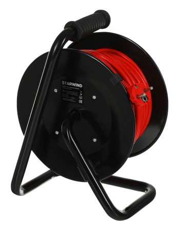 Удлинитель силовой Starwind ST-PSR4.30/G-16 3x1.5кв.мм 4розет. 30м ПВС 16A катушка оранжевый