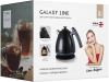 Чайник Galaxy Line GL 0343 1.7л. 2200Вт черный (металл/пластик)