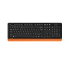 Клавиатура + мышь A4Tech Fstyler FG1010 клав:черный/оранжевый мышь:черный/оранжевый USB беспроводная Multimedia (FG1010 ORANGE)