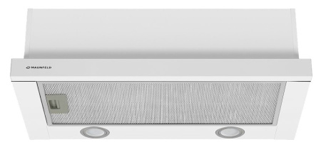 Вытяжка встраиваемая Maunfeld VS Light 60 белый управление: кулисные переключатели (1 мотор)