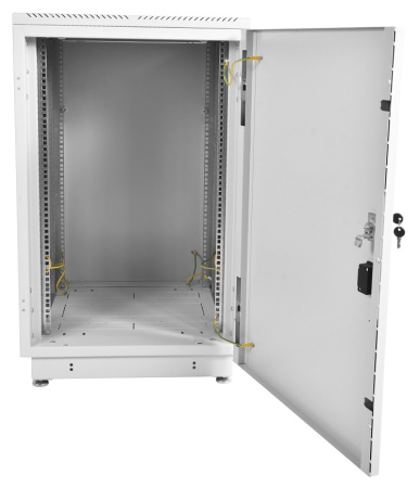 Шкаф коммутационный ЦМО (ШТК-М-22.6.10-3ААА) напольный 22U 600x1020мм пер.дв.металл задн.дв.стал.лист 2 бок.пан. направл.под закл.гайки 330кг серый 855мм 73.44кг 180град. 1140мм IP20 металл