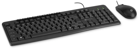 Клавиатура + мышь Оклик S650 клав:черный мышь:черный USB Multimedia (1875246)