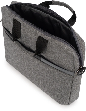 Сумка для ноутбука 14.5" Digma N-370 серый/черный полиэстер (N370GBK)