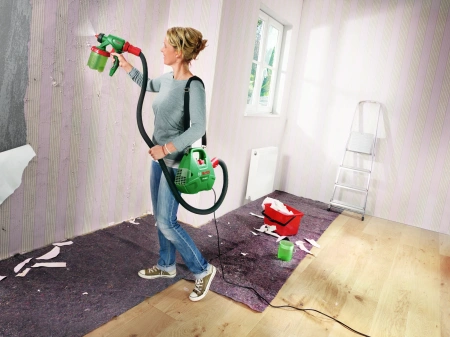 Краскопульт Bosch PFS 3000-2 650Вт бак:1000мл 300мл/мин