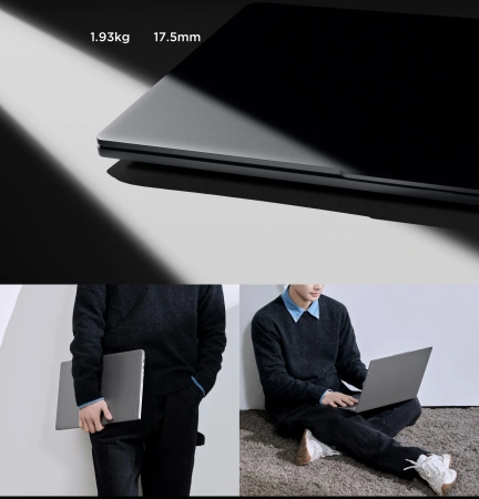 Ноутбук Lenovo Xiaoxin Pro16 IAH7 Core i7 12700H 16Gb SSD512Gb Intel Iris Xe graphics 16" IPS 2.5K (2560x1600) Windows 11 trial (для ознакомления) Home grey WiFi BT Cam (1746613)