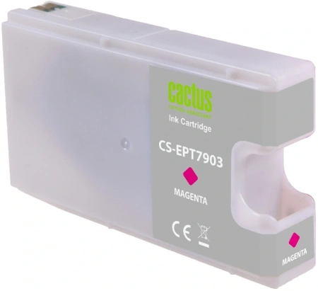 Картридж струйный Cactus CS-EPT7903 79XL пурпурный (24мл) для Epson WorkForce WF-4630 Pro/WF-4640 Pro/WF-5110 Pro