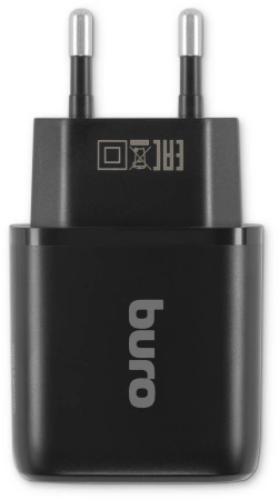 Сетевое зар./устр. Buro BUWG1 18W 3A (QC) USB-A универсальное черный (BUWG18P100BK)